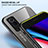 Silicone Frame Mirror Rainbow Gradient Case Cover LS1 for Vivo iQOO Z3 5G