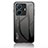 Silicone Frame Mirror Rainbow Gradient Case Cover LS1 for Vivo iQOO Z6 Pro 5G Dark Gray