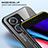 Silicone Frame Mirror Rainbow Gradient Case Cover LS1 for Vivo T1 4G