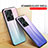 Silicone Frame Mirror Rainbow Gradient Case Cover LS1 for Vivo T1 5G