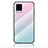 Silicone Frame Mirror Rainbow Gradient Case Cover LS1 for Vivo V20 (2021)