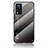 Silicone Frame Mirror Rainbow Gradient Case Cover LS1 for Vivo V21 5G Dark Gray