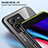 Silicone Frame Mirror Rainbow Gradient Case Cover LS1 for Vivo V25 Pro 5G