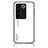 Silicone Frame Mirror Rainbow Gradient Case Cover LS1 for Vivo V27 5G White