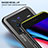 Silicone Frame Mirror Rainbow Gradient Case Cover LS1 for Vivo X80 Pro 5G