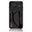 Silicone Frame Mirror Rainbow Gradient Case Cover LS1 for Vivo X80 Pro 5G Black