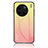 Silicone Frame Mirror Rainbow Gradient Case Cover LS1 for Vivo X90 5G