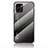 Silicone Frame Mirror Rainbow Gradient Case Cover LS1 for Vivo Y01 Dark Gray