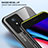 Silicone Frame Mirror Rainbow Gradient Case Cover LS1 for Vivo Y02