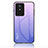 Silicone Frame Mirror Rainbow Gradient Case Cover LS1 for Vivo Y02