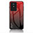 Silicone Frame Mirror Rainbow Gradient Case Cover LS1 for Vivo Y11 (2023) Red