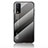 Silicone Frame Mirror Rainbow Gradient Case Cover LS1 for Vivo Y11s Dark Gray