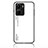 Silicone Frame Mirror Rainbow Gradient Case Cover LS1 for Vivo Y16 White