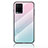 Silicone Frame Mirror Rainbow Gradient Case Cover LS1 for Vivo Y21