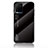 Silicone Frame Mirror Rainbow Gradient Case Cover LS1 for Vivo Y21 Black