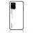 Silicone Frame Mirror Rainbow Gradient Case Cover LS1 for Vivo Y21 White