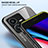 Silicone Frame Mirror Rainbow Gradient Case Cover LS1 for Vivo Y22