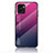 Silicone Frame Mirror Rainbow Gradient Case Cover LS1 for Vivo Y32t