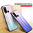 Silicone Frame Mirror Rainbow Gradient Case Cover LS1 for Vivo Y50