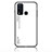 Silicone Frame Mirror Rainbow Gradient Case Cover LS1 for Vivo Y50 White