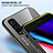 Silicone Frame Mirror Rainbow Gradient Case Cover LS1 for Vivo Y50t