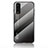 Silicone Frame Mirror Rainbow Gradient Case Cover LS1 for Vivo Y50t Dark Gray