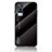 Silicone Frame Mirror Rainbow Gradient Case Cover LS1 for Vivo Y51 (2021) Black