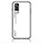 Silicone Frame Mirror Rainbow Gradient Case Cover LS1 for Vivo Y53s NFC White