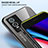 Silicone Frame Mirror Rainbow Gradient Case Cover LS1 for Vivo Y74s 5G