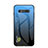 Silicone Frame Mirror Rainbow Gradient Case Cover LS1 for Xiaomi Black Shark 4S Pro 5G Blue