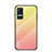 Silicone Frame Mirror Rainbow Gradient Case Cover LS1 for Xiaomi Civi 1S 5G Yellow