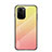 Silicone Frame Mirror Rainbow Gradient Case Cover LS1 for Xiaomi Mi 11i 5G Yellow