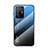 Silicone Frame Mirror Rainbow Gradient Case Cover LS1 for Xiaomi Mi 11T Pro 5G Blue
