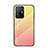 Silicone Frame Mirror Rainbow Gradient Case Cover LS1 for Xiaomi Mi 11T Pro 5G Yellow