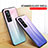 Silicone Frame Mirror Rainbow Gradient Case Cover LS1 for Xiaomi Mi 12T 5G