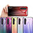 Silicone Frame Mirror Rainbow Gradient Case Cover LS1 for Xiaomi Mi Note 10 Lite