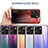 Silicone Frame Mirror Rainbow Gradient Case Cover LS1 for Xiaomi Poco C65