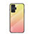 Silicone Frame Mirror Rainbow Gradient Case Cover LS1 for Xiaomi Poco F4 GT 5G Yellow