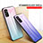 Silicone Frame Mirror Rainbow Gradient Case Cover LS1 for Xiaomi POCO M3 Pro 5G