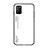 Silicone Frame Mirror Rainbow Gradient Case Cover LS1 for Xiaomi Poco M3 White