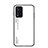 Silicone Frame Mirror Rainbow Gradient Case Cover LS1 for Xiaomi Poco M4 Pro 5G White