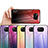 Silicone Frame Mirror Rainbow Gradient Case Cover LS1 for Xiaomi Poco X3 NFC