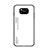 Silicone Frame Mirror Rainbow Gradient Case Cover LS1 for Xiaomi Poco X3 NFC White