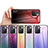 Silicone Frame Mirror Rainbow Gradient Case Cover LS1 for Xiaomi Redmi 10 (2022)