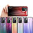Silicone Frame Mirror Rainbow Gradient Case Cover LS1 for Xiaomi Redmi 10 4G