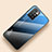 Silicone Frame Mirror Rainbow Gradient Case Cover LS1 for Xiaomi Redmi 10 4G Blue