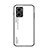 Silicone Frame Mirror Rainbow Gradient Case Cover LS1 for Xiaomi Redmi 10 5G White