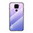 Silicone Frame Mirror Rainbow Gradient Case Cover LS1 for Xiaomi Redmi 10X 4G