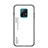 Silicone Frame Mirror Rainbow Gradient Case Cover LS1 for Xiaomi Redmi 10X 5G White