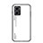 Silicone Frame Mirror Rainbow Gradient Case Cover LS1 for Xiaomi Redmi 11 Prime 5G White